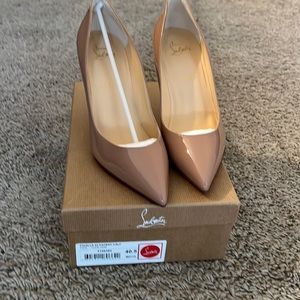 Pigalle 85 patent calf nude 40.5